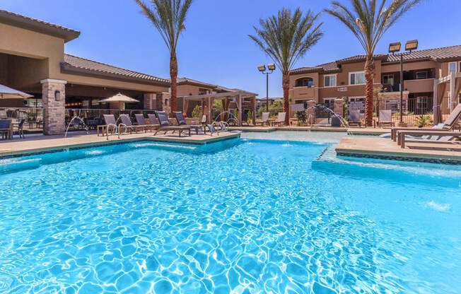 Swimming at Level 25 at Durango by Picerne, Las Vegas, NV, 89113