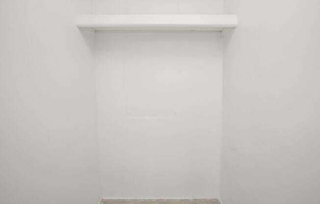 a close up of a white wall