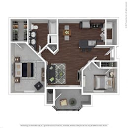 2 beds, 1 bath, 932 sqft, $2,330