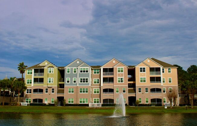 AVAILABLE NOW: First-floor 2-bedroom, 1-bath condo in Gated Community