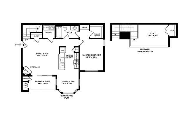 1 bed, 1 bath, 980 sqft, $2,088