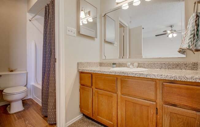 Modern Bathroom at Towne Centre Village, Mesquite, TX, 75150