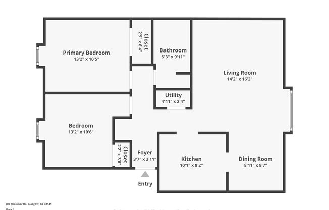 2 beds, 1 bath, 800 sqft, $745, Unit F12
