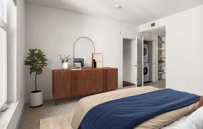 Bedroom with Hard Surface Flooring