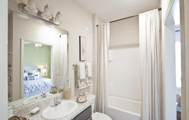 Luxurious Bathroom at Ansley at Roberts Lake, Arden