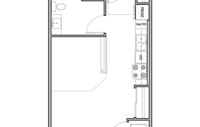 Studio, 1 bath, 499 sqft, $456