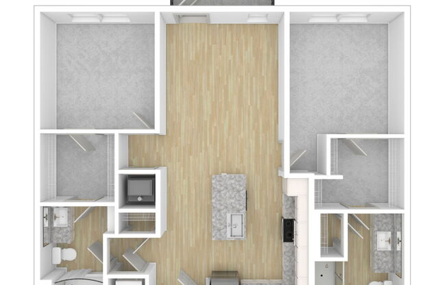 2 beds, 2 baths, 1,027 sqft, $1,890