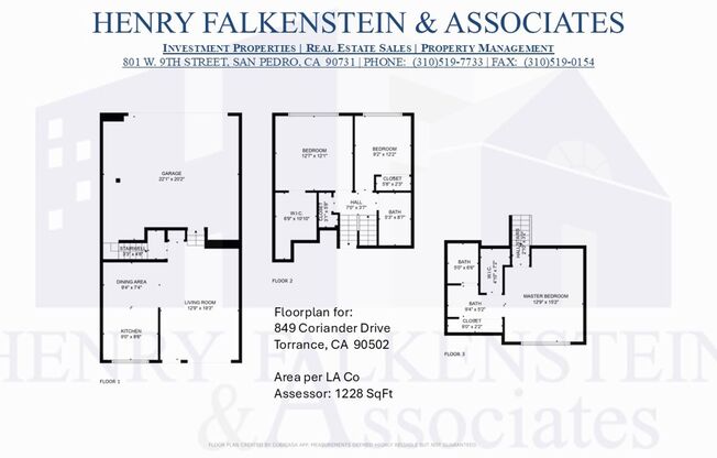 Torrance Townhouse for LEASE | 3 Bed/2 Bath | 2-Car Garage | Complex Swimming Pool