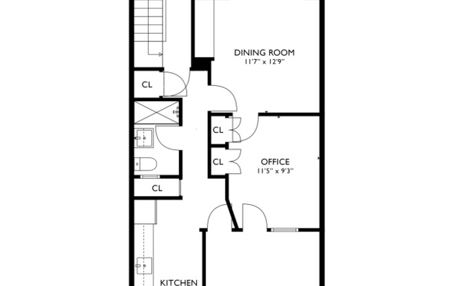 3 beds, 1 bath, 1,026 sqft, $3,250, Unit 2