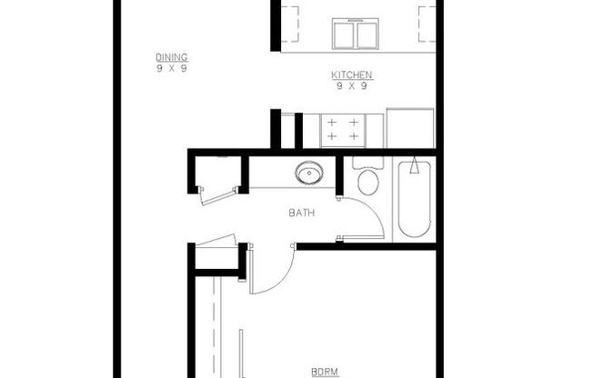 1 bed, 1 bath, 844 sqft, $2,595, Unit 317