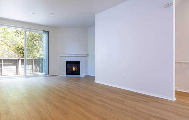 Living Room with Hard Surface Flooring