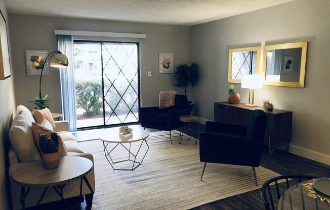 Living Room at La Costa at Dobson Ranch Apartments