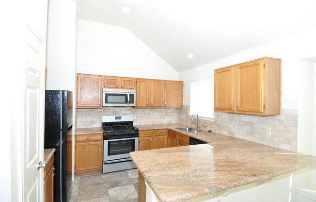 Freshly Painted! 1 Story with 3 bed/2bath. Fully Remodeled Home with Granite Countertops in Kitchen & Both Baths!!!!