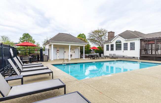 swimming pool with sundeck