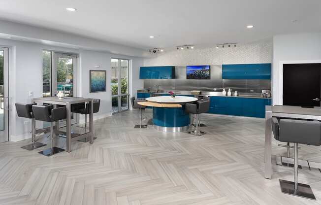 Sleek Modern Resident Lounge