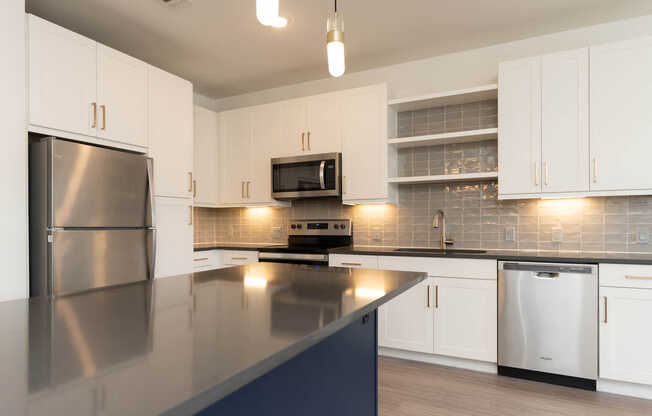 Kitchen with Stainless Steel Appliances