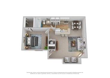1 bed, 1 bath, 602 sqft, $974