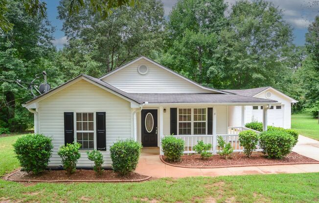 Charming 3-bedroom, 2-bath ranch home on a spacious 0.63-acre lot in Covington, GA