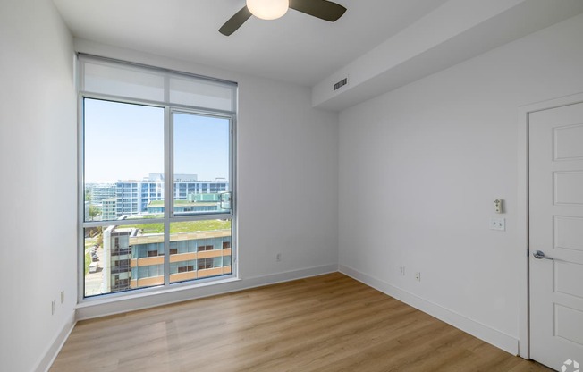 Bedroom at Leo at Waterfront Station in the Southwest Waterfront neighborhood in SW, Washington, DC 20024