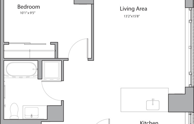 1 bed, 1 bath, 690 sqft, $3,815, Unit 1021