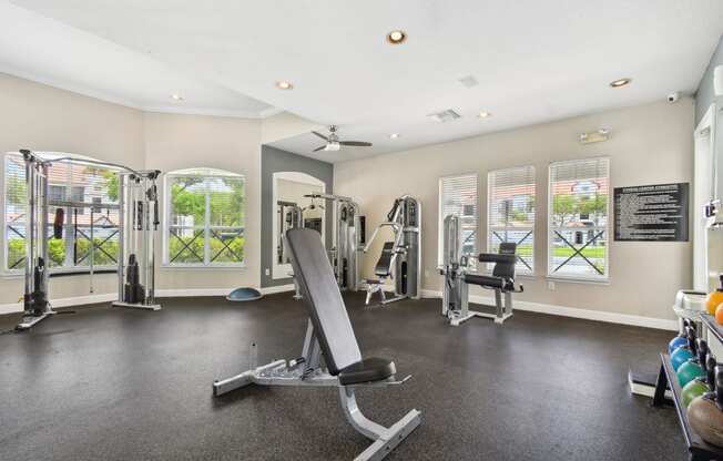 the gym at Portofino Apartment Homes, Florida, 33647-3412
