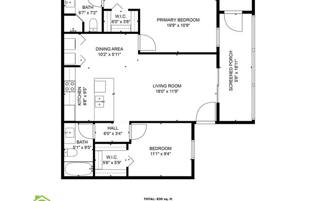 2 beds, 2 baths, 1,018 sqft, $1,475, Unit 5307 Summerlin Road, 702