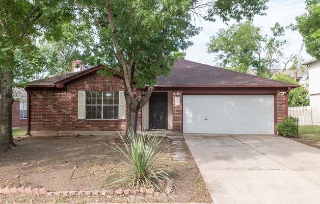 Single Story, Kyle TX Home for Rent