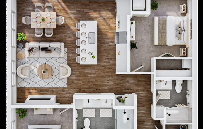 2 beds, 2 baths, 1,311 sqft, $3,095, Unit 139