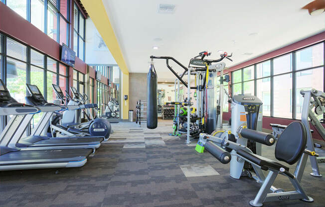 Two Level Fitness Center at Audere Apartments, Phoenix, 85016