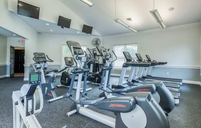 Fully-Equipped Fitness Center at Windsor Ridge at Westborough, 01581, MA