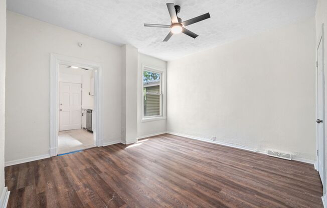3 bed 1 bath - newly updated, central air, laundry.