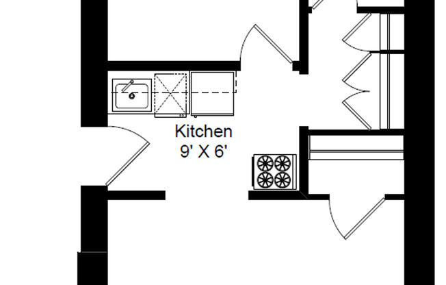 1 bed, 1 bath, 425 sqft, $1,745, Unit 233-204