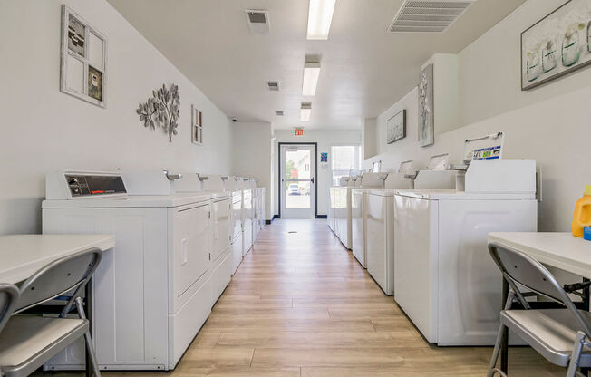 Laundry Facility With Multiple Washers & Dryers