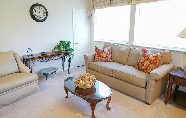 Living Room at Andover Apartments