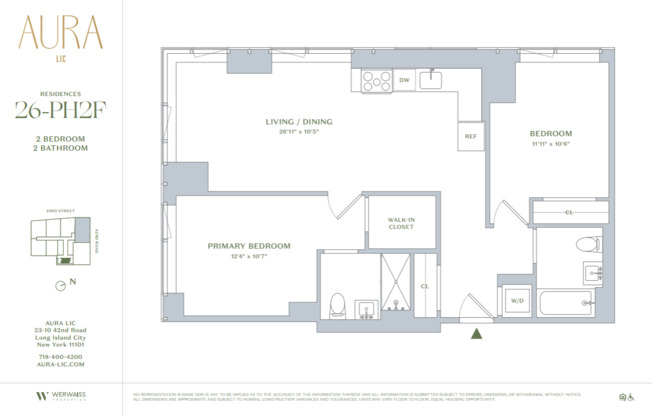 2 beds, 2 baths, $7,100, Unit 29F