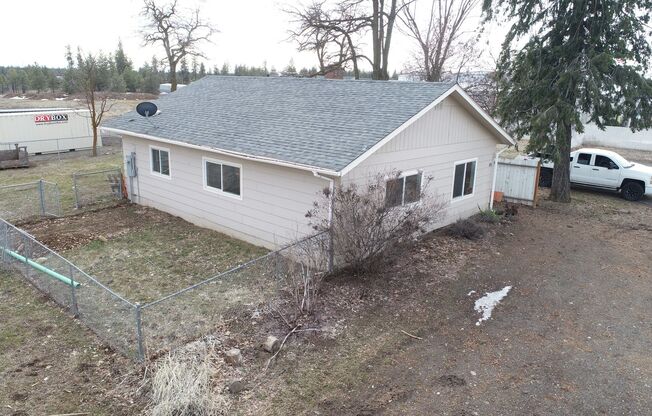 Single level 3 bed 1.5 bath located just off 1st Street in Cheney!