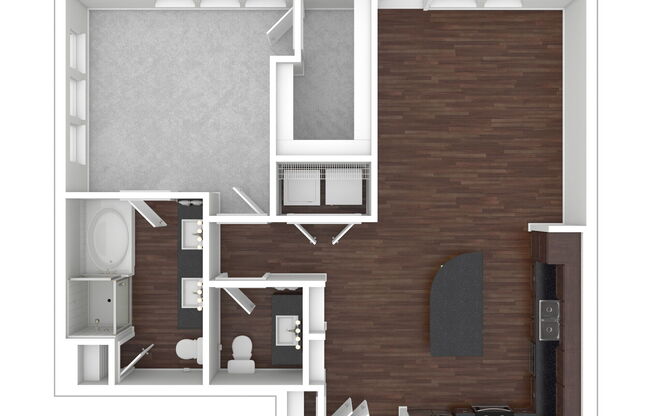 1 bed, 1.5 baths, 952 sqft, $1,885