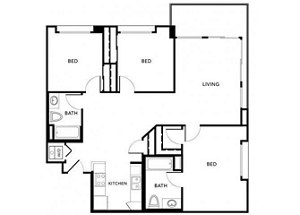 3 beds, 2 baths, 1,101 sqft, $4,168