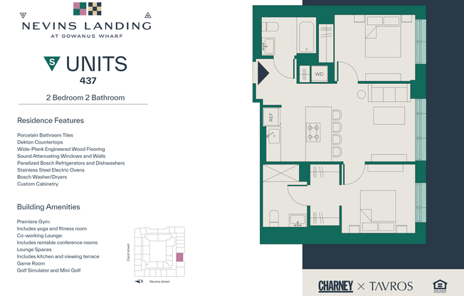 2 beds, 2 baths, $5,800, Unit 437