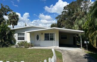 Cute Home in Saint Pete with a  Large Fenced In Backyard