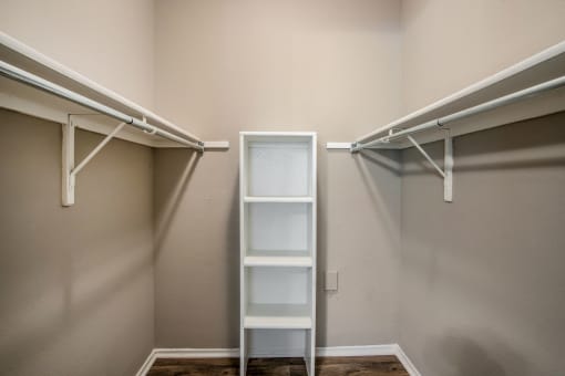 Walk-in Closet at The Players Club Apartments in Nashville, TN