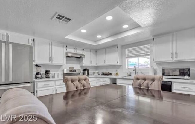3-bedroom (with a possible 4th bedroom) 2-bathroom home with a pool!