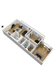 2 beds, 2 baths, 1,450 sqft, $2,472