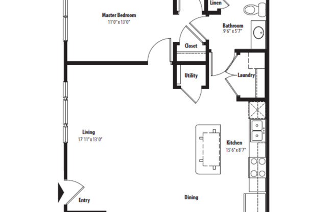 1 bed, 1 bath, 816 sqft, $1,412