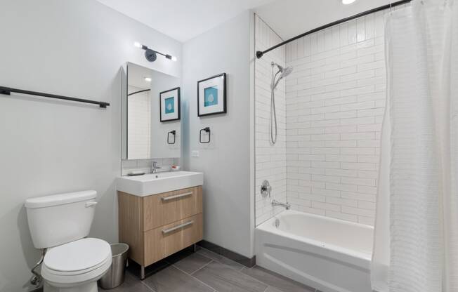 this is a photo of the bathroom of a 560 square foot, 1 bedroom apartment at as