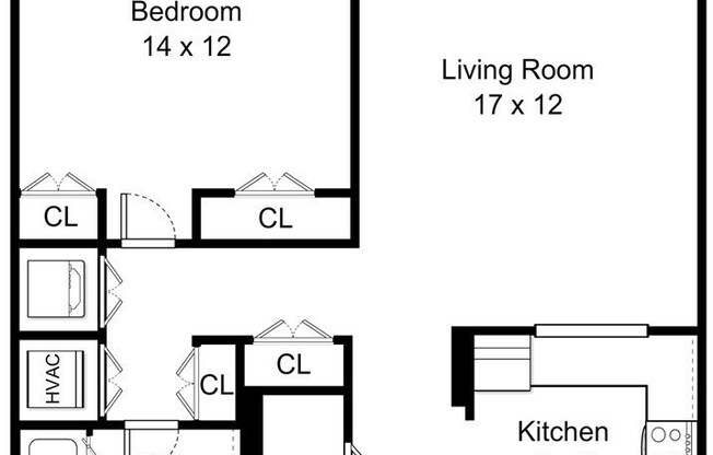 1 bed, 1 bath, 635 sqft, $3,100, Unit 418