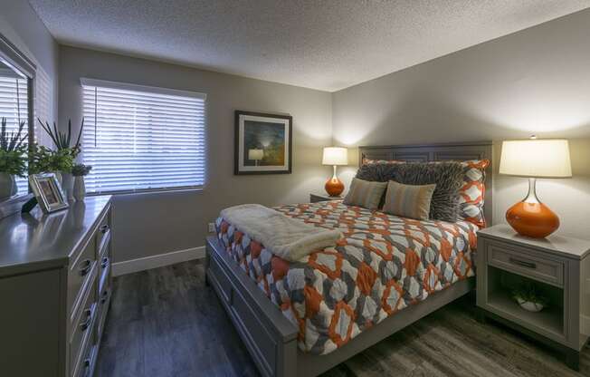 The Icon on Central Apartments in Phoenix, Arizona Model Bedroom