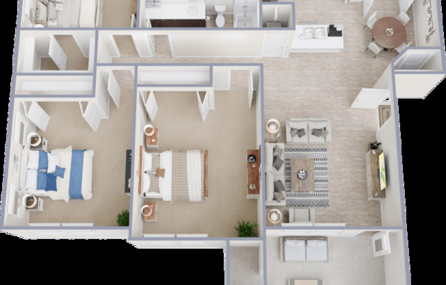 3 beds, 2 baths, 1,201 sqft, $1,461