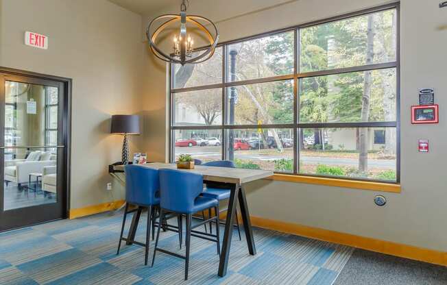 interior lobby seating  l Fremont Mews Apartments