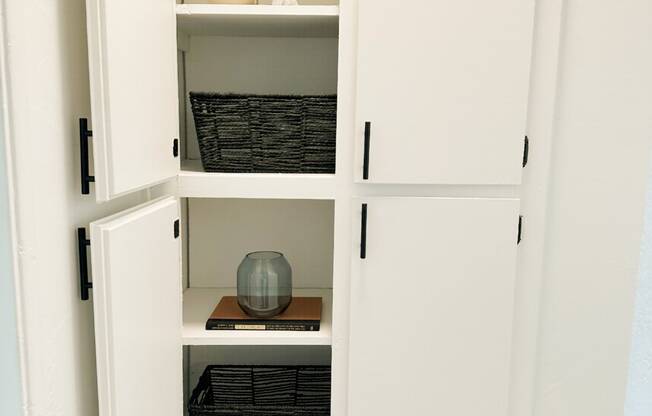 white cabinet at Mission Valley, San Diego, 92120